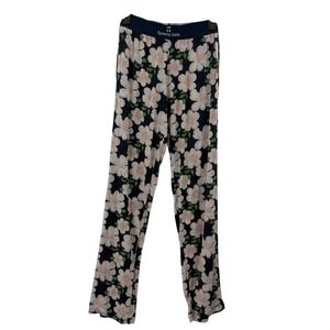 Tommy John Women's Second Skin Sleep Pant blue floral print size xs